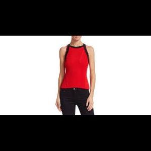 Rag & Bone "Brandy" pointelle knit tank